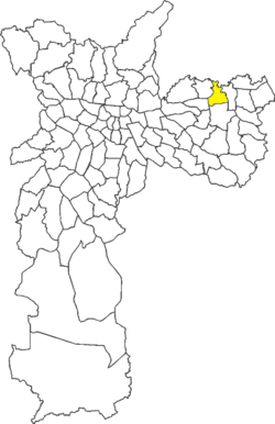 Location in the city of São Paulo