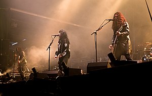 W.A.S.P. performing in 2015