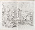 Topographical map of the city