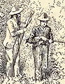 Douglas Hamilton with Sir Victor Brooke after Death of Tusker, 1863