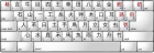 A typical keyboard layout for Dayi method