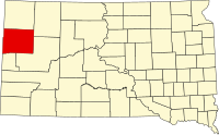 南达科他州布尤特县地图