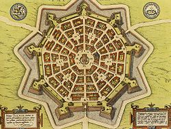 Palmanova in 1600