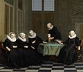 The regents of the cities almshouse with Dieuwertje Bicker (1584-1641) by Jacob Adriaensz Backer (1633)