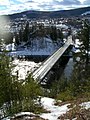 Northern entrance to Sollefteå, crossing Ångermanälven