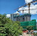 青康路北公營房屋發展計劃第一期（青荷樓）地盤（2022年7月）