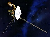 Artist's rendered model of Voyager 2