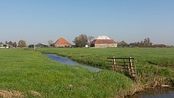 Farm houses at the Dwarsweg and Ringdijk