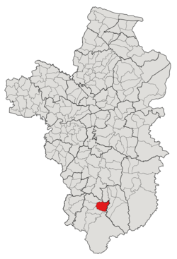 Subdistrict location in Ubon Ratchathani province