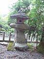 日本爱宕神社的野面灯笼