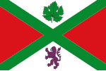 Flag of Alcudia de Monteagud, Spain
