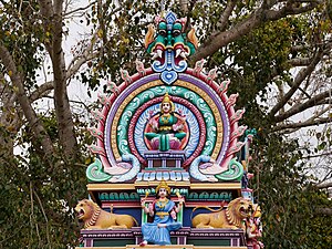 Vimana, Mariamman temple, Bokkapuram village, Tamil Nadu, Mar '21