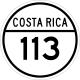 National Secondary Route 113 shield}}
