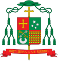 Coat of arms as Auxiliary Bishop of Tagum