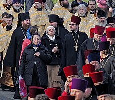 Russian Orthodox Church procession in Kyiv. 2010