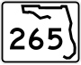 State Road 265 marker