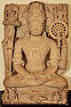 Four-armed Seated Vishnu in Meditation, Mediaeval Period