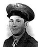 black and white headshot of Ross Gray in his military uniform