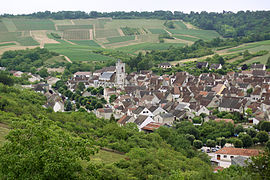 A general view of Irancy