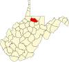 State map highlighting Marion County