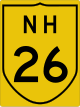 National Highway 26 shield}}