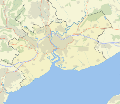 Location map Wales Newport