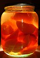 Image 36Peach kompot, traditional to several countries in Eastern and Southeastern Europe. (from List of national drinks)