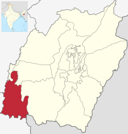 Location in Manipur