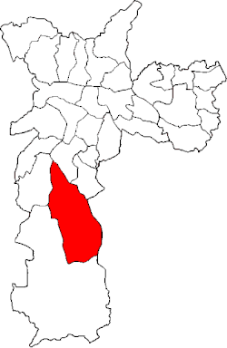 Location of the Subprefecture of Capela do Socorro in São Paulo