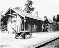 Southfields station in 1909.