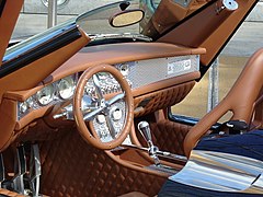 Spyker C8 Spyder interior.