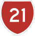 State Highway 21 shield}}