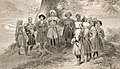 Image 12Meeting of Circassian Princes in the Valley of the Sochi River by Gregory Gagarin (1841). The print depicts several influential Abkhaz noblemen who played an active role in the politics of Abkhazia and in the regional conflicts (from History of Abkhazia)