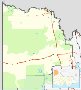 Merbein is located in Rural City of Mildura