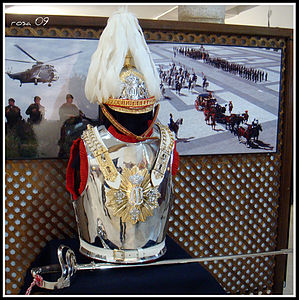 Ceremonial cuirass of the Spanish Escuadrón de Escolta Real (20th century)