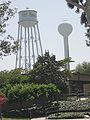 The "Go Beach" tower at California State University, Long Beach.