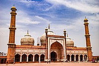 The Jama Masjid is one of the largest mosques in India.