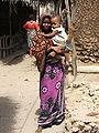 Image 15A woman in Kenya wearing kanga (from Culture of Africa)