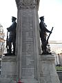 List of regiments on the eastern side of the memorial