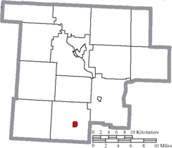 Location of Chesterhill in Morgan County