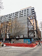 Melbourne Metro Tunnel Town Hall station construction site 2019