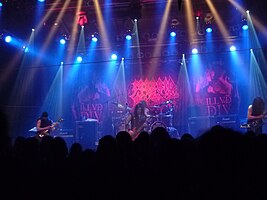 Morbid Angel performing in 2011