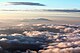 御嶽山望向冒出雲海的惠那山（2012年10月17日）