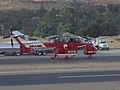 N7095B on duty in Mariposa, California working on the Washburn Fire