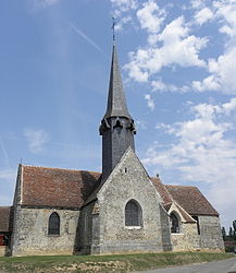 The church in Saint-Christophe-sur-Avre