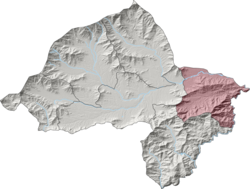 Utman Khel Tehsil (red) in Bajaur District