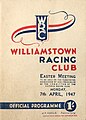 Front cover J.J.Liston Stakes racebook
