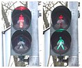 Pan-German Ampelmännchen in Chemnitz