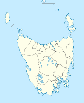 福里斯蒂尔半岛在塔斯曼尼亚州的位置