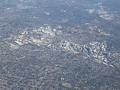 Aerial view of Bethesda in 2019